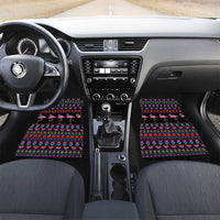 Flamingo Im Dreaming Of A Pink Christmas Car Mats - Wonder Print Shop
