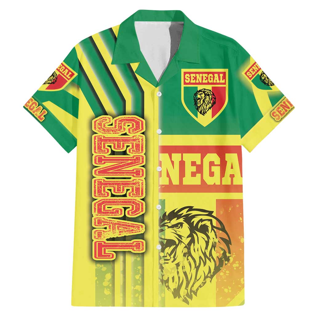 Senegal Football Family Matching Mermaid Dress and Hawaiian Shirt Lions of Teranga Soccer - Road To Champion - Wonder Print Shop