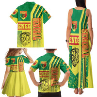 Senegal Football Family Matching Tank Maxi Dress and Hawaiian Shirt Lions of Teranga Soccer - Road To Champion - Wonder Print Shop