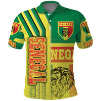 Senegal Football Polo Shirt Lions of Teranga Soccer - Road To Champion - Wonder Print Shop