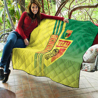 Senegal Football Quilt Lions of Teranga Soccer - Road To Champion - Wonder Print Shop