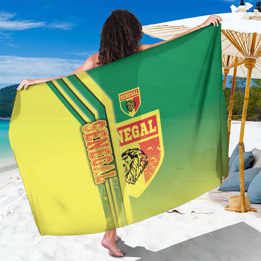 Senegal Football Sarong Lions of Teranga Soccer - Road To Champion - Wonder Print Shop