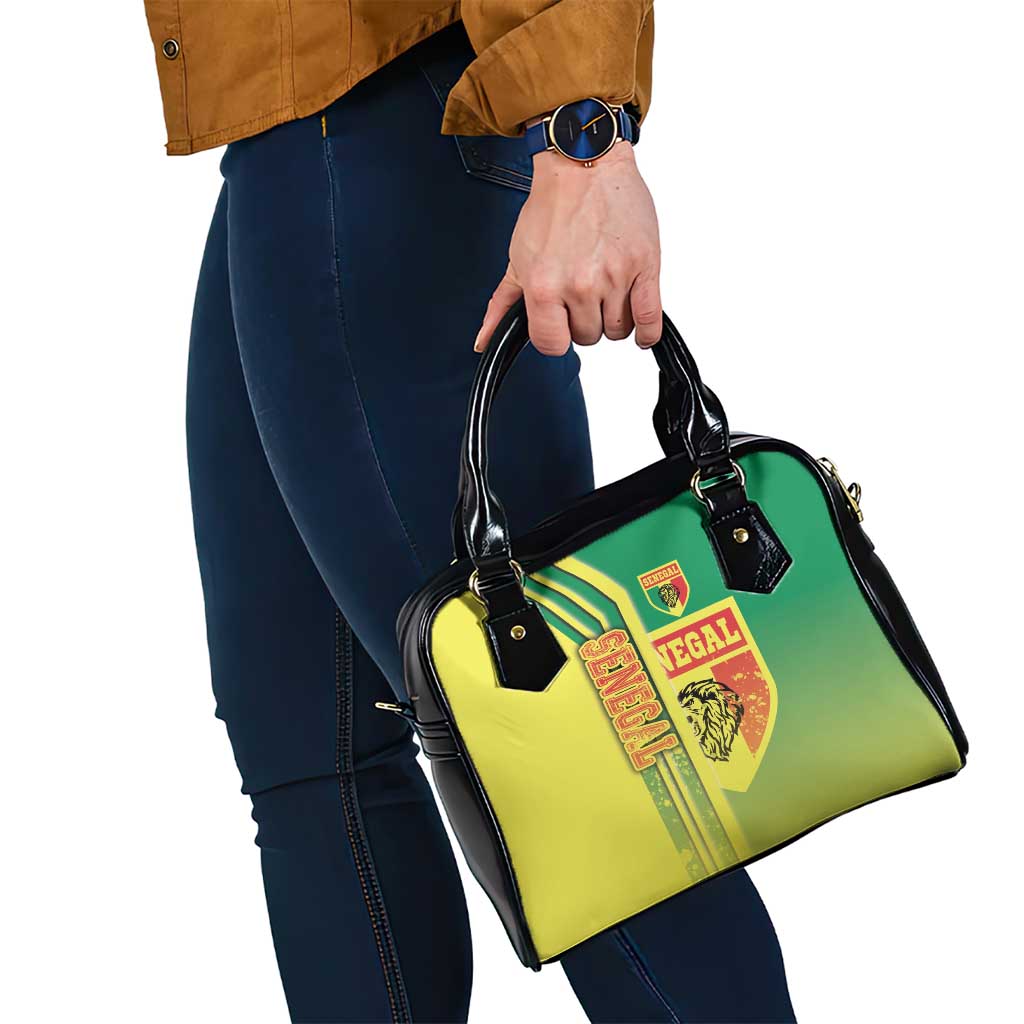 Senegal Football Shoulder Handbag Lions of Teranga Soccer - Road To Champion