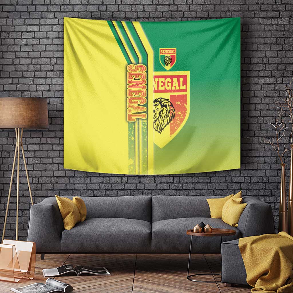 Senegal Football Tapestry Lions of Teranga Soccer - Road To Champion - Wonder Print Shop