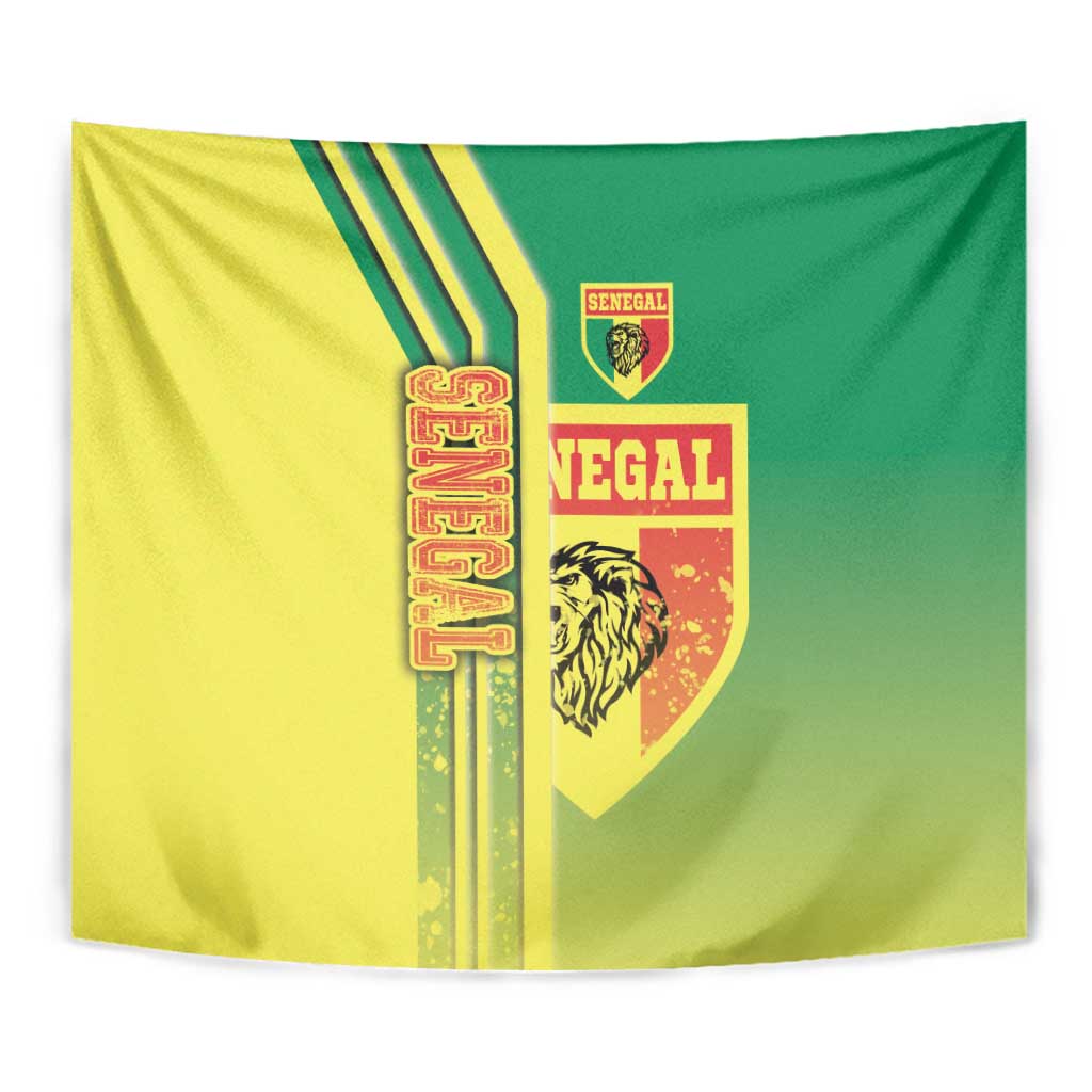 Senegal Football Tapestry Lions of Teranga Soccer - Road To Champion - Wonder Print Shop