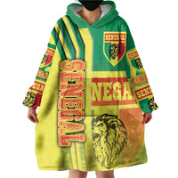 Senegal Football Wearable Blanket Hoodie Lions of Teranga Soccer - Road To Champion - Wonder Print Shop
