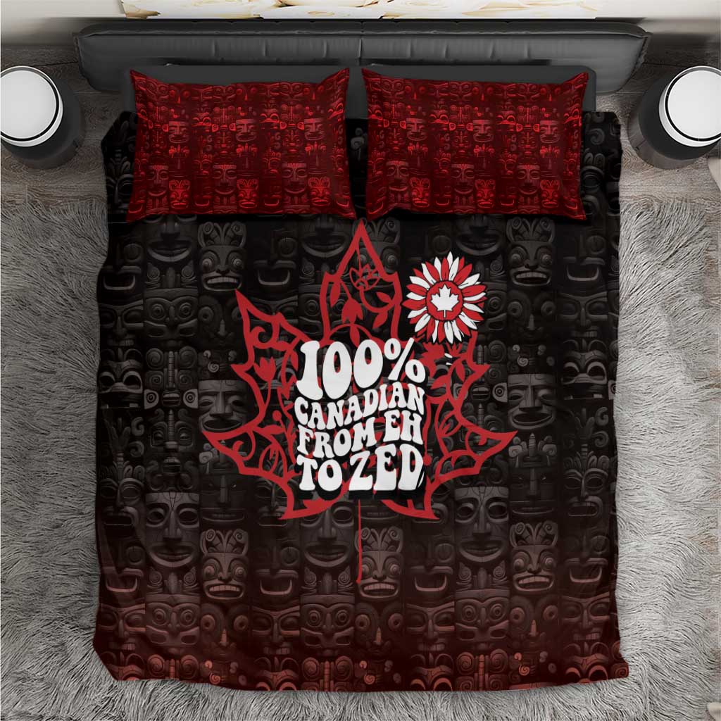 100% Canadian From Eh To Zed Bedding Set True North Strong and Free