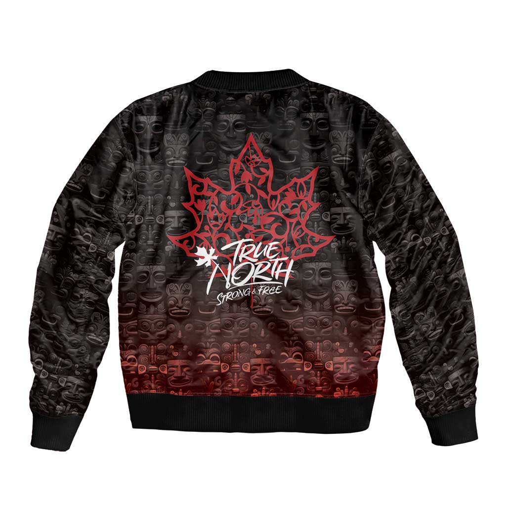 100% Canadian From Eh To Zed Bomber Jacket True North Strong and Free