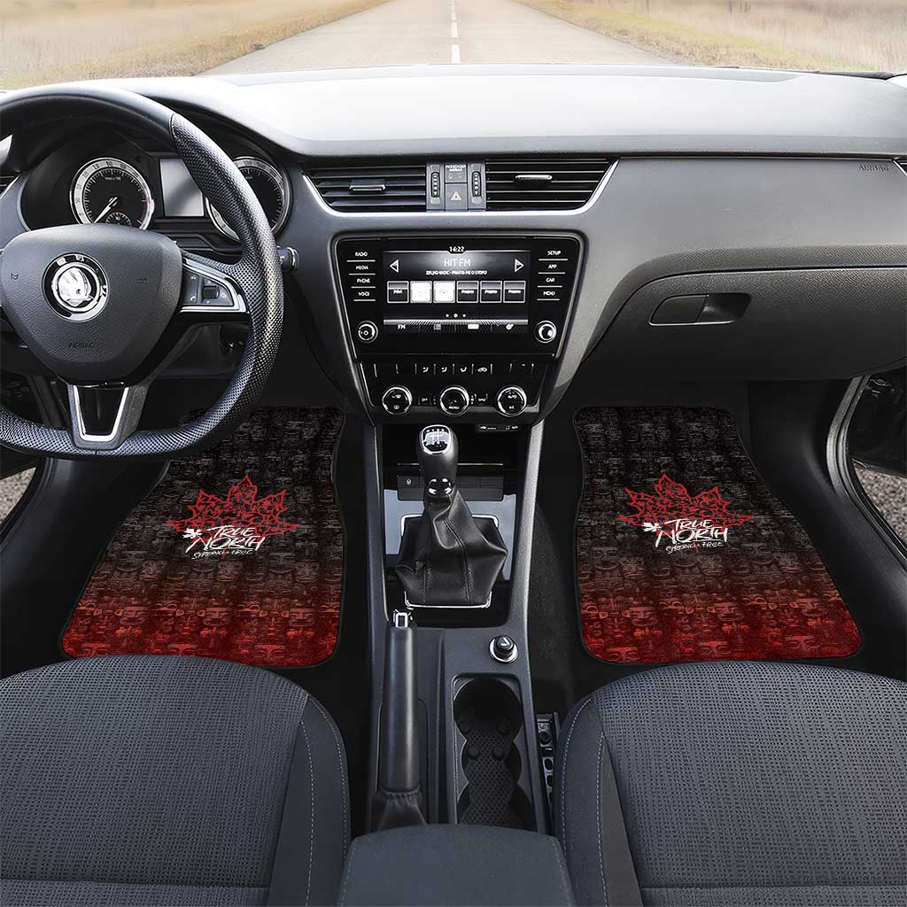 100% Canadian From Eh To Zed Car Mats True North Strong and Free