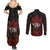 100% Canadian From Eh To Zed Couples Matching Summer Maxi Dress and Long Sleeve Button Shirt True North Strong and Free