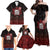 100% Canadian From Eh To Zed Family Matching Off Shoulder Maxi Dress and Hawaiian Shirt True North Strong and Free