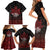 100% Canadian From Eh To Zed Family Matching Short Sleeve Bodycon Dress and Hawaiian Shirt True North Strong and Free