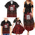 100% Canadian From Eh To Zed Family Matching Summer Maxi Dress and Hawaiian Shirt True North Strong and Free