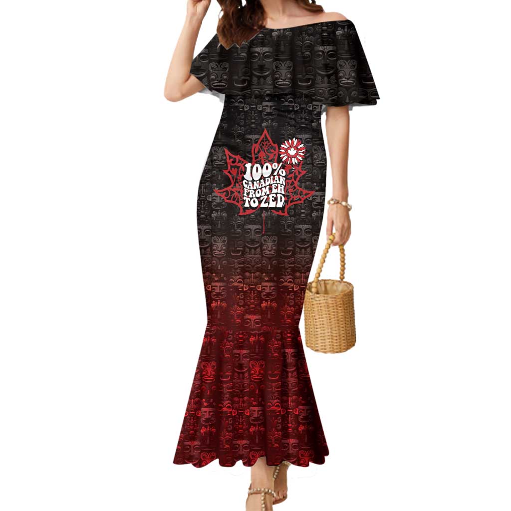 100% Canadian From Eh To Zed Mermaid Dress True North Strong and Free