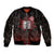 100% Canadian From Eh To Zed Sleeve Zip Bomber Jacket True North Strong and Free