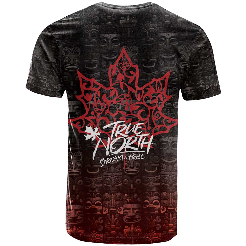 100% Canadian From Eh To Zed T Shirt True North Strong and Free
