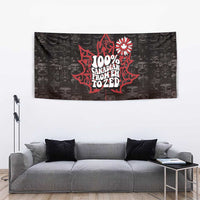 100% Canadian From Eh To Zed Tapestry True North Strong and Free