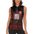 100% Canadian From Eh To Zed Women Sleeveless Polo Shirt True North Strong and Free