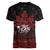 100% Canadian From Eh To Zed Women V-Neck T-Shirt True North Strong and Free