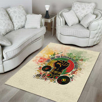 They Want Our Rhythm Not Our Blues Area Rug African Music Pride
