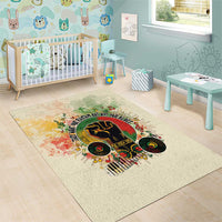 They Want Our Rhythm Not Our Blues Area Rug African Music Pride