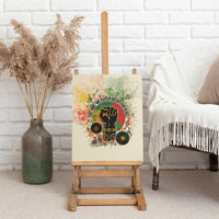 They Want Our Rhythm Not Our Blues Canvas Wall Art African Music Pride