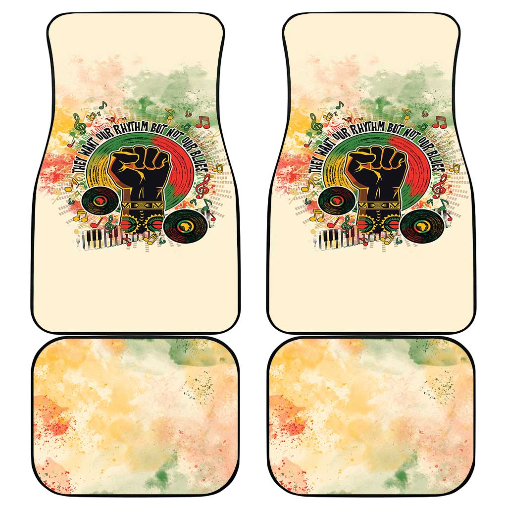 They Want Our Rhythm Not Our Blues Car Mats African Music Pride