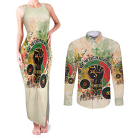 They Want Our Rhythm Not Our Blues Couples Matching Tank Maxi Dress and Long Sleeve Button Shirt African Music Pride
