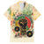 They Want Our Rhythm Not Our Blues Family Matching Short Sleeve Bodycon Dress and Hawaiian Shirt African Music Pride