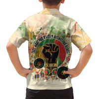 They Want Our Rhythm Not Our Blues Family Matching Summer Maxi Dress and Hawaiian Shirt African Music Pride