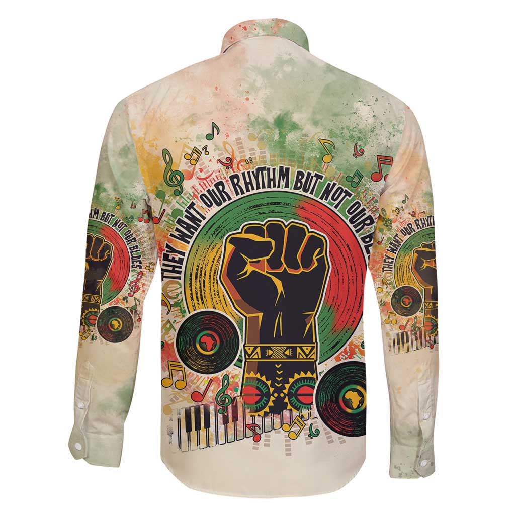 They Want Our Rhythm Not Our Blues Family Matching Summer Maxi Dress and Hawaiian Shirt African Music Pride