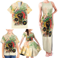 They Want Our Rhythm Not Our Blues Family Matching Tank Maxi Dress and Hawaiian Shirt African Music Pride