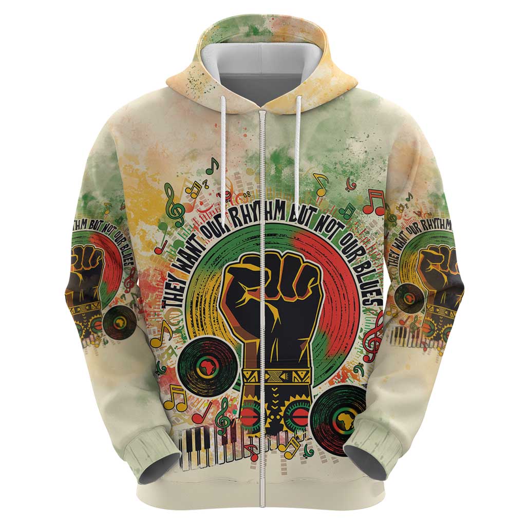 They Want Our Rhythm Not Our Blues Hoodie African Music Pride