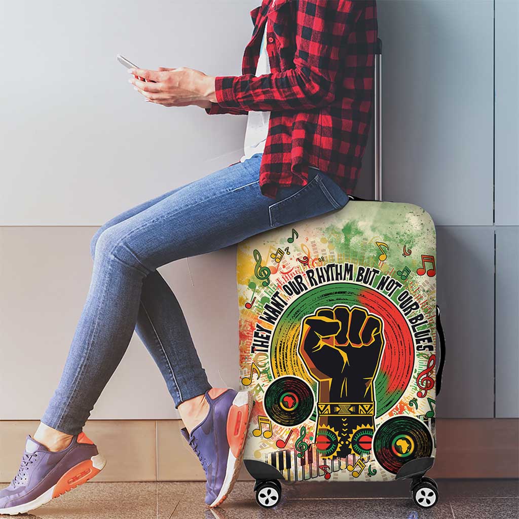 They Want Our Rhythm Not Our Blues Luggage Cover African Music Pride