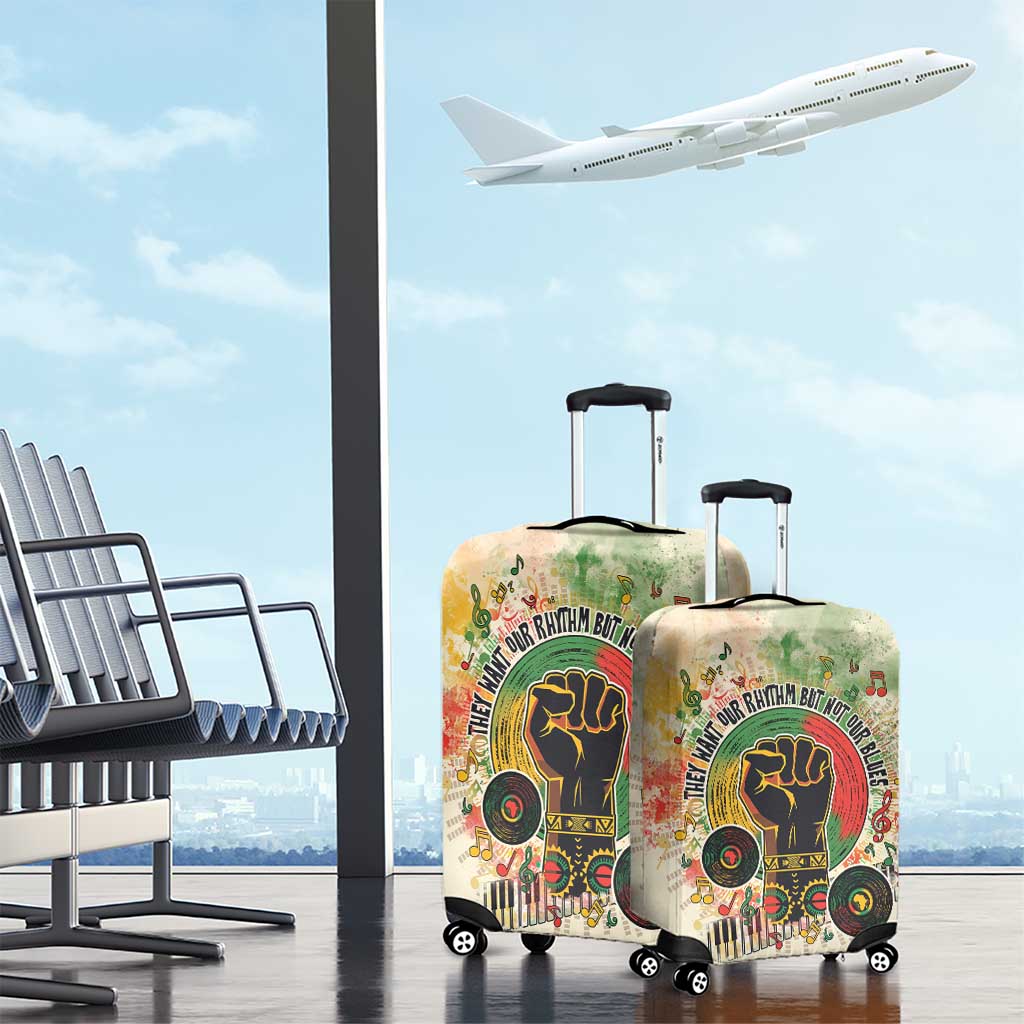 They Want Our Rhythm Not Our Blues Luggage Cover African Music Pride