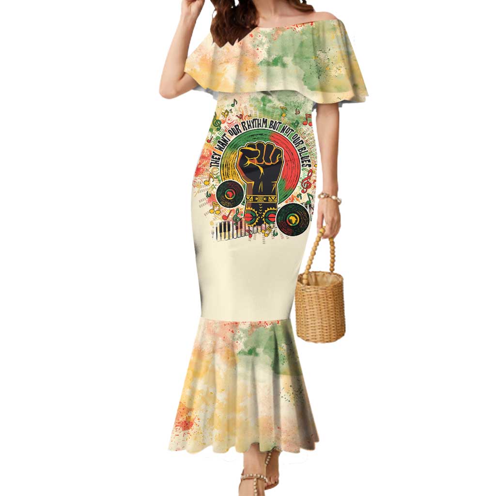 They Want Our Rhythm Not Our Blues Mermaid Dress African Music Pride