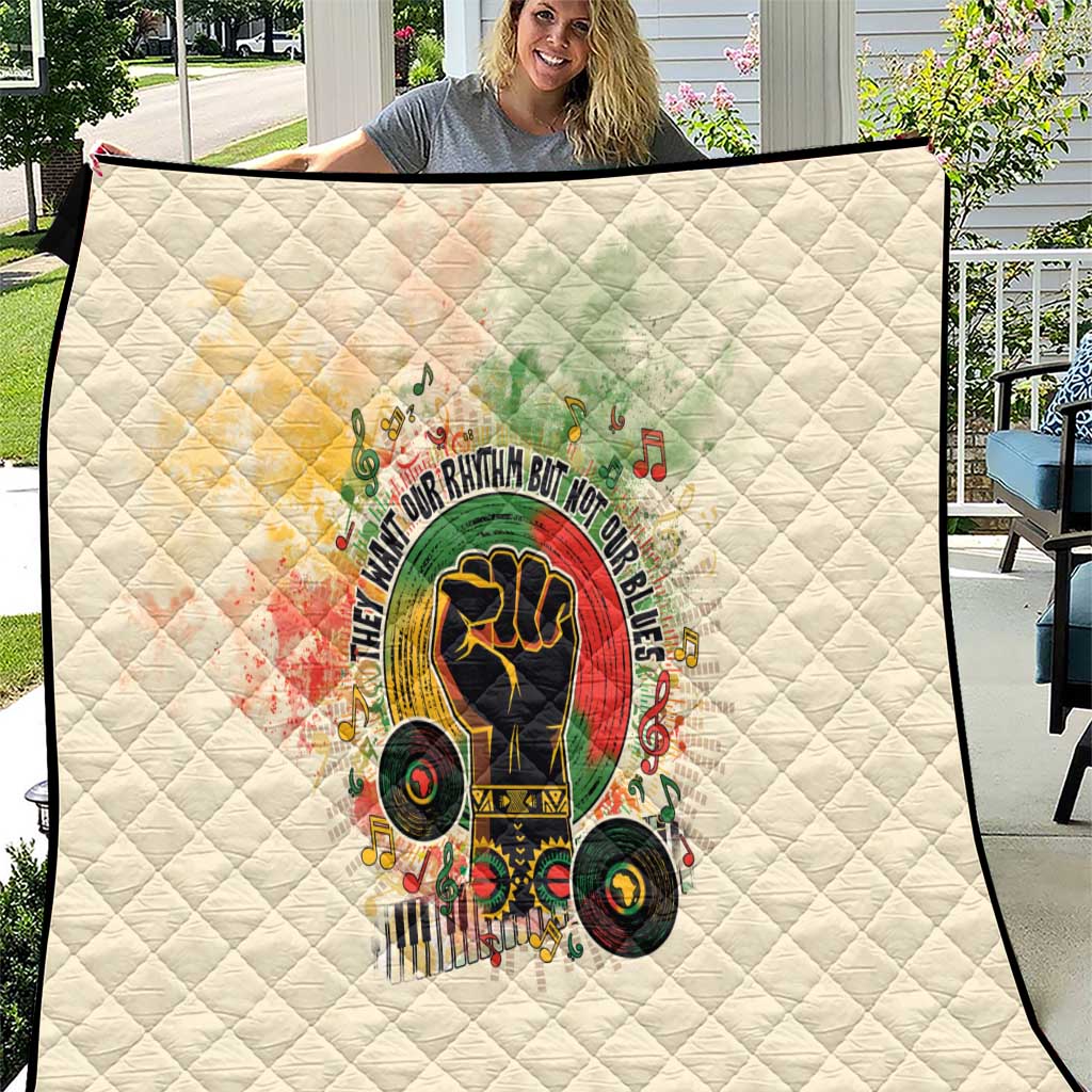 They Want Our Rhythm Not Our Blues Quilt African Music Pride