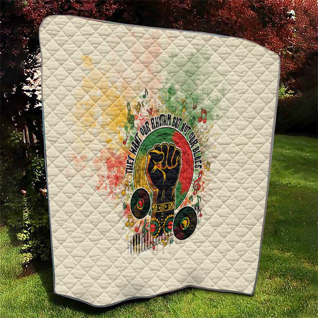 They Want Our Rhythm Not Our Blues Quilt African Music Pride