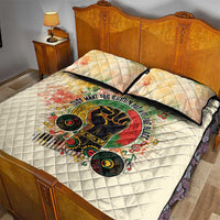They Want Our Rhythm Not Our Blues Quilt Bed Set African Music Pride