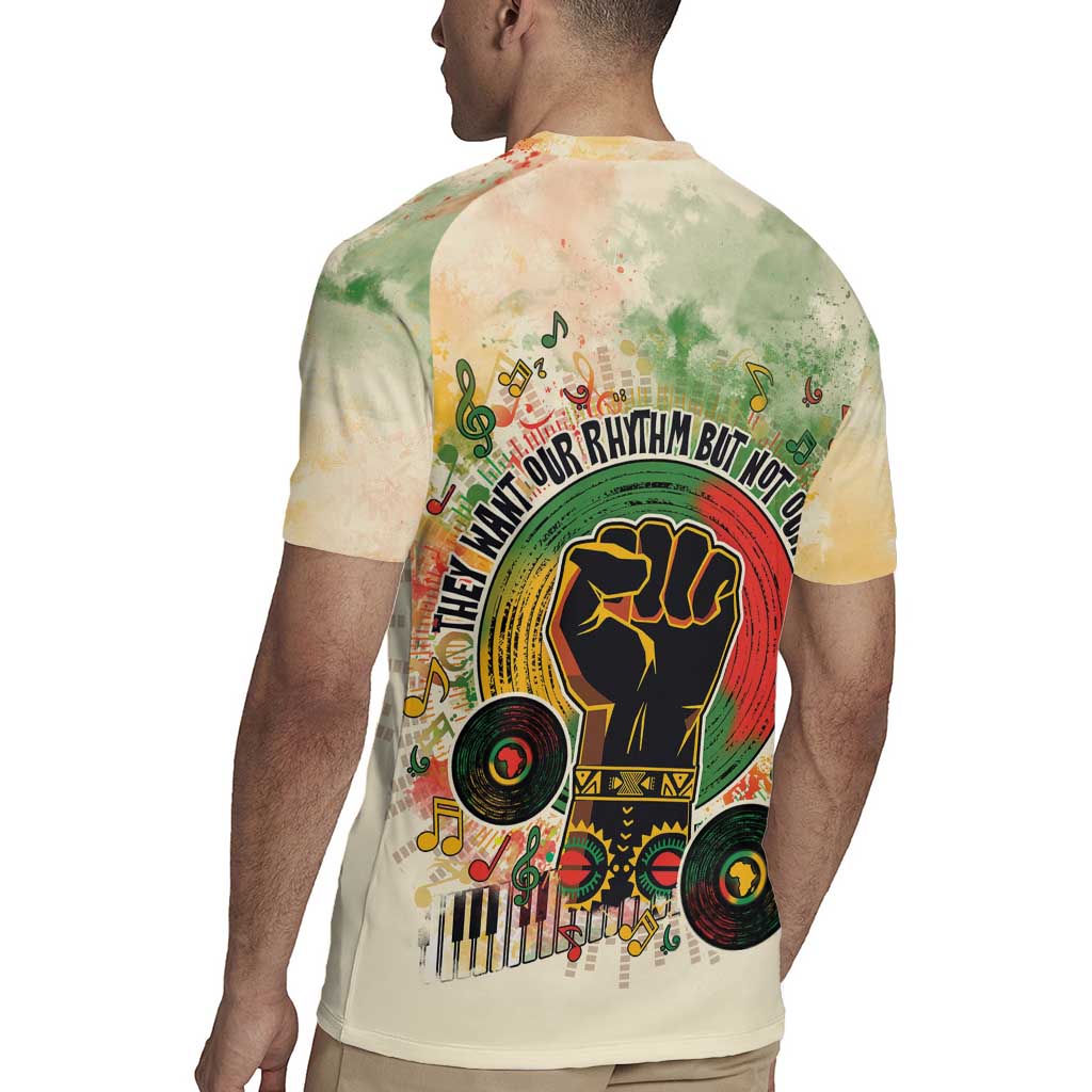 They Want Our Rhythm Not Our Blues Rugby Jersey African Music Pride