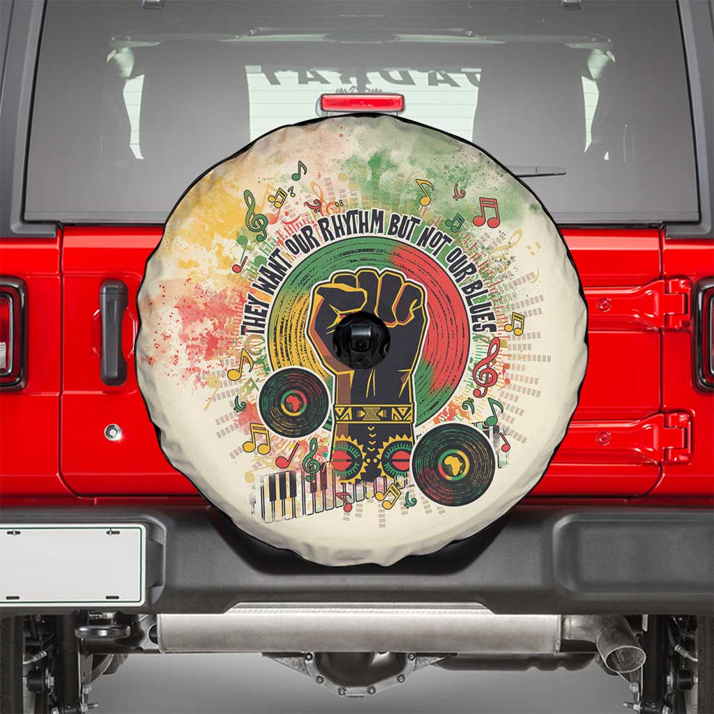 They Want Our Rhythm Not Our Blues Spare Tire Cover African Music Pride