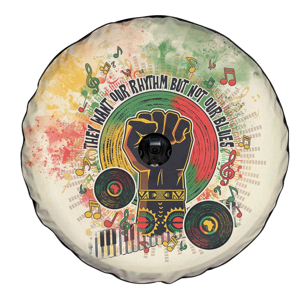 They Want Our Rhythm Not Our Blues Spare Tire Cover African Music Pride