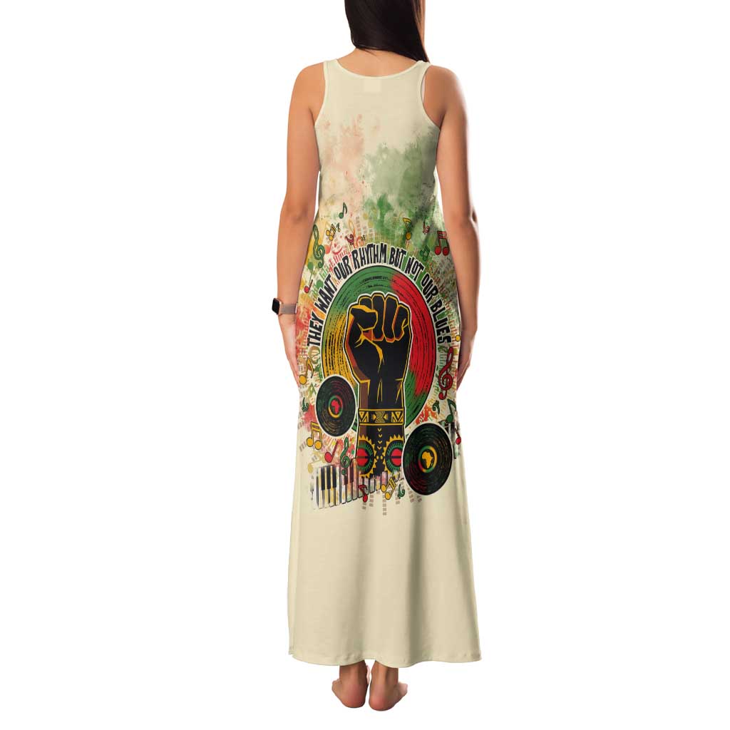 They Want Our Rhythm Not Our Blues Tank Maxi Dress African Music Pride