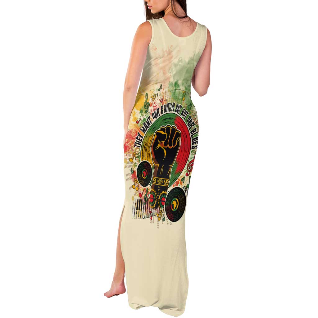 They Want Our Rhythm Not Our Blues Tank Maxi Dress African Music Pride