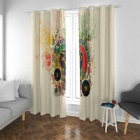 They Want Our Rhythm Not Our Blues Window Curtain African Music Pride