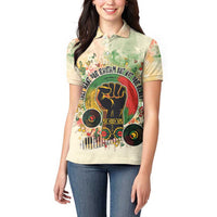 They Want Our Rhythm Not Our Blues Women Polo Shirt African Music Pride