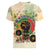 They Want Our Rhythm Not Our Blues Women V-Neck T-Shirt African Music Pride