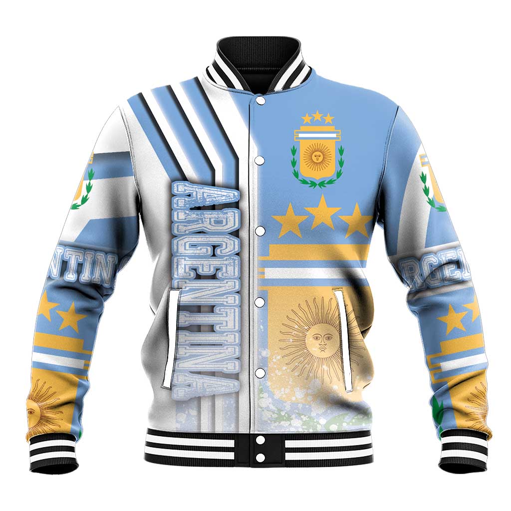 Argentina Football Baseball Jacket La Albiceleste Soccer - Road To Champion