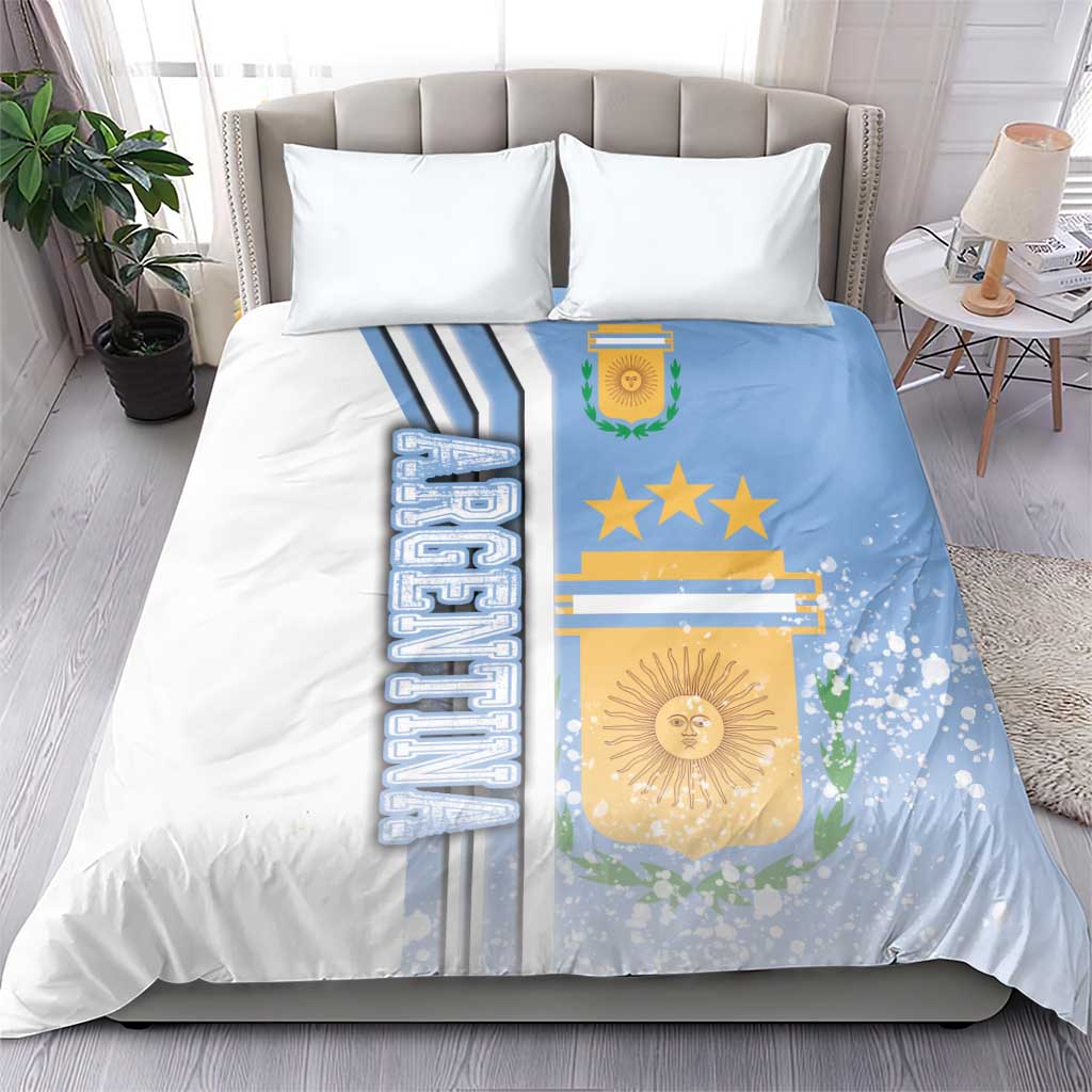 Argentina Football Bedding Set La Albiceleste Soccer - Road To Champion