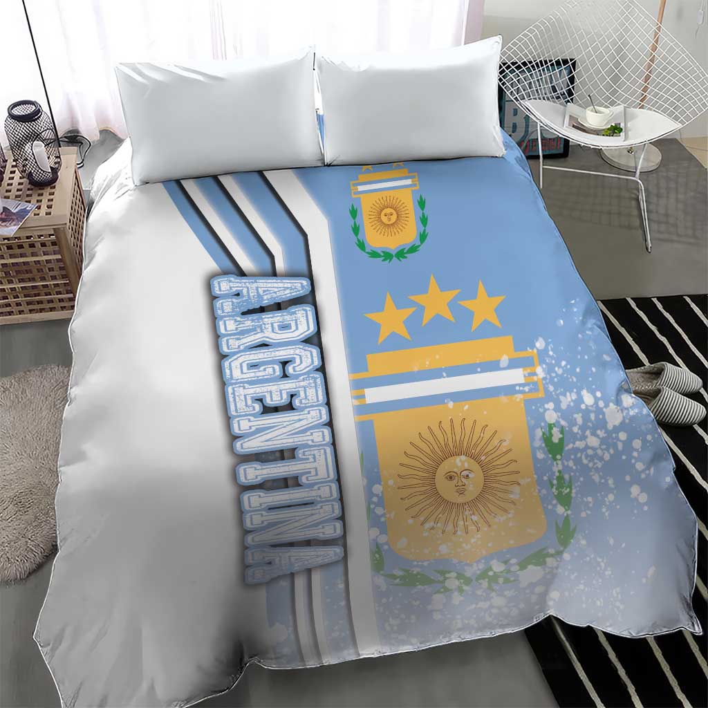 Argentina Football Bedding Set La Albiceleste Soccer - Road To Champion